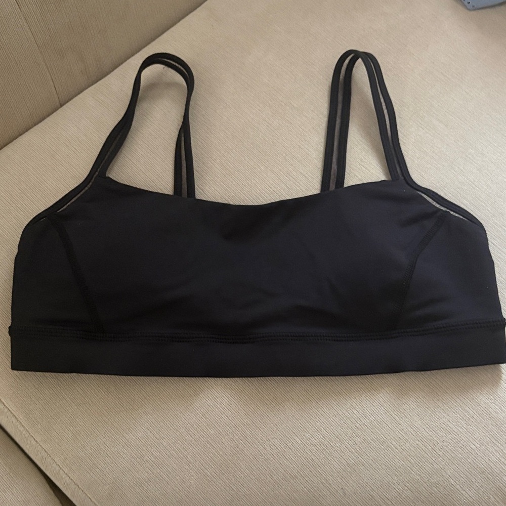 lululemon athletica Black Double-Strap Sports Bra